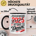 Jugendbetreuung Tasse Geschenk Lustige Geschenkidee Spruch Jugendweihe 2025 Schwarz Trendation