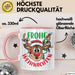 Weihnachten Tasse Geschenk Frohe Weihnachten Rentier Geschenkidee Weihnachtszeit Kaffee-Becher Rosa Trendation