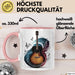 Gitarrist Tasse Geschenkidee für Gitarrenmusiker Rosa Trendation