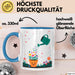 Gärtner Tasse Geschenk Lustige Geschenkidee Spruch Für Pflanzen Liebhaber Blau Trendation