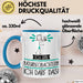 Geschenk für Naturbeobachterin Tasse Lustige Geschenkidee Geburtstag Ich Bin Naturbeobachterin Ich Darf Das Blau Trendation