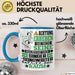 Singer-Songwriter Geschenk Tasse Lustiger Spruch Erheben Sie Sich Der Singer-Songwriter Betritt den Raum Blau Trendation