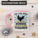 Trendation - Landwirt Spruch Geschenk Tasse Landwirtschaft Geschenke für Männer Traktor Spruch Kaffeetasse Hühner-Flüsterer Bauer Rosa Trendation