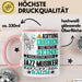 Jazz-Musiker Geschenk Tasse Lustiger Spruch Erheben Sie Sich Der Jazz-Musiker Betritt den Raum Rosa Trendation