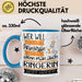 Ringerin Tasse Geschenk Spruch Wer Will Schon Prinzessin Sein Wenn Man Auch Ringerin Sein Kann Blau Trendation