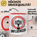 Influencer Tasse Geschenkidee für Content Creator Fans Rot Trendation