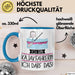 Geschenk für Kajakfahrerin Tasse Lustige Geschenkidee Geburtstag Ich Bin Kajakfahrerin Ich Darf Das Blau Trendation