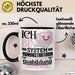Systemadministratorin Ausbildung Start Geschenk Tasse Ich Bin Systemadministratorin In Der Ausbildung Ich Darf Das Kaffee-Becher Geschenkidee Schwarz Trendation