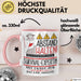 Survival-Expertin Tasse Geschenk Lustig Abstand Halten Hochleistungs-Survival-Expertin Mit Drang Zur Perfektion Bei Der Arbeit Rosa Trendation