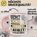 Athlet Geschenk Lustiger Spruch für Athlet Geschenkidee Bester Athlet Der Welt Rosa Trendation