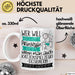 Katzenspielzeug-Designerin Tasse Geschenk Spruch Wer Will Schon Prinzessin Sein Wenn Man Auch Katzenspielzeug-Designerin Sein Kann Weiß Trendation