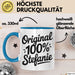 Stefanie Tasse Geschenk Original 100% Stefanie Geschenkidee Geburtstag Blau Trendation