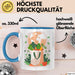 Nachhaltiges Leben Tasse Geschenk Lustige Geschenkidee Spruch Für Umwelt Unterstützer Blau Trendation