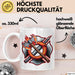 Feuerwehrmann Tasse Geschenkidee Held der Feuerwehr Geschenkidee Lustig Weiß Trendation