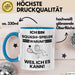 Squash-Spieler Geschenk Tasse Lustiger Spruch Ich Bin Squash-Spieler Warum Weil Ich Es Kann Geschenkidee Bester Squash-Spieler Geburtstag Kaffee-Becher Blau Trendation