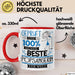 Beste Popsängerin Der Welt Tasse Geschenk für Eine Popsängerin Geprüft Und Sicher Geschenkidee Geburtstag Weihnachten Rot Trendation