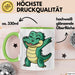 Dabendes Krokodil Tier Tasse Geschenk Lustige Geschenkidee Spruch Grün Trendation