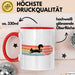 Eichhörnchen Tierliebhaber Retro Tasse Geschenk Lustige Geschenkidee Spruch Rot Trendation