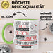Trampolinspringerin Geschenk Becher Tasse Gott Schuf Alle Menschen Gleich Nur Die Besten Durfeten Trampolinspringerin Werden Geschenkidee Lustig Grün Trendation