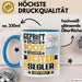 Segler Geschenk Lustiger Spruch für Segler Geschenkidee Bester Segler Der Welt Blau Trendation