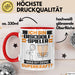 Discgolf-Spieler Tasse Geschenk für Discgolf-Spieler Geburtstag Lustiger Spruch Kaffee-Becher Was Ist Deine Superkraft Rot Trendation