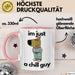 Im Just A Chill Guy Ich Bin Einfach Nur Ein Gechillter Entspannter Typ Tasse Geschenk Dank Meme Liebhaber Rosa Trendation