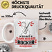 Rocker Geschenk Tasse So Gut Kann Nur Ein Rocker Aussehen Geschenkidee Kaffee-Becher Weiß Trendation