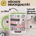 Survival-Expertin Geschenk Becher Tasse Gott Schuf Alle Menschen Gleich Nur Die Besten Durfeten Survival-Expertin Werden Geschenkidee Lustig Grün Trendation