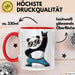 Panda Musiker Tasse Geschenk Lustige Geschenkidee Spruch Rot Trendation