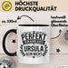 Ursula Tasse Geschenk Perfekt Sein Kann Jeder Geschenkidee Geburtstag Schwarz Trendation