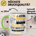 Tierkommunikatorin Tasse Geschenk Lustiger Spruch Bitte Erheben Sie Sich Seine Majestät Die Tierkommunikatorin Betritt Den Raum Grün Trendation