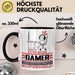 Gamer Geschenk Tasse Ich Bin Gamer Aber Sag Doch Einfach Superheld Lustige Geschenkdiee für Gamer Kaffee-Becher Schwarz Trendation