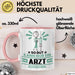 Arzt Geschenk Tasse So Gut Kann Nur Ein Arzt Aussehen Geschenkidee Kaffee-Becher Rosa Trendation