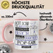 Pop-Fan Geschenk Becher Tasse Gott Schuf Alle Menschen Gleich Nur Die Besten Durfeten Pop-Fan Werden Geschenkidee Lustig Rosa Trendation