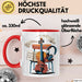Musikstudent Tasse Geschenk Lustige Geschenkidee Spruch Für Übungs Krieger Rot Trendation
