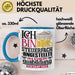 Steuerfachangestellte Ausbildung Start Geschenk Tasse Ich Bin Steuerfachangestellte In Der Ausbildung Ich Darf Das Kaffee-Becher Geschenkidee Blau Trendation