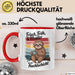 Krankenschwester Pflege Betreuung Tasse Geschenk Lustige Geschenkidee Spruch Frisch Froh & Munter Aus Der Nachtschicht Rot Trendation