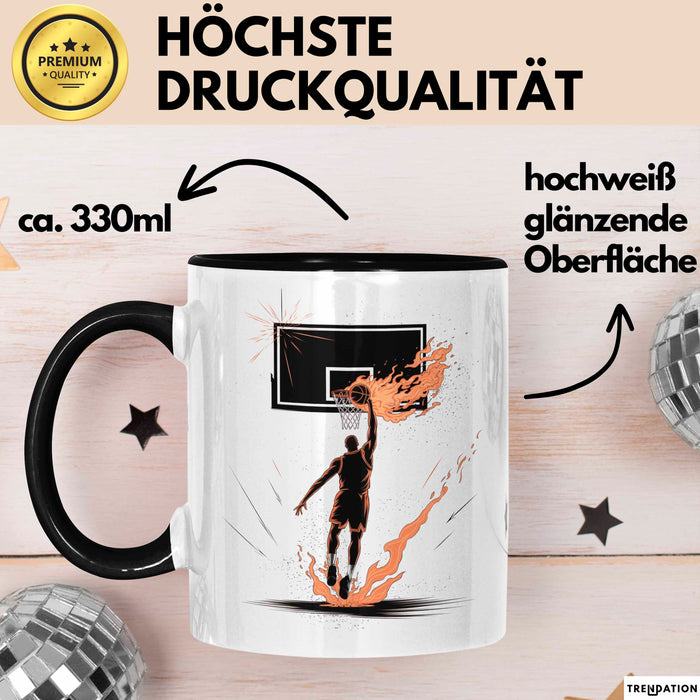 Basketballspieler Tasse Geschenk Lustige Geschenkidee Spruch Für Korb Liebhaber Trendation