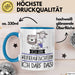 Geschenk für Wildtieraufzüchterin Tasse Lustige Geschenkidee Geburtstag Ich Bin Wildtieraufzüchterin Ich Darf Das Blau Trendation