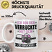 3D Drucker Tasse "Verrückte 3D Drucker" Geschenkidee für TechnikFans Weiß Trendation