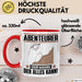 Abenteurer Tasse Geschenk für Abenteurer Der Mann Der Alles Kann Geschenkidee zum Geburtstag Rot Trendation