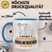 Höhlenforscher Geschenk Tasse So Gut Kann Nur Ein Höhlenforscher Aussehen Geschenkidee Kaffee-Becher Blau Trendation