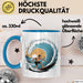 Surfer Tasse Geschenkidee für Wellenreiter Lustiger Spruch Blau Trendation