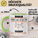 Parkour-Athletin Tasse Geschenk Ich Bin Parkour-Athletin Warum Weil Ich Es Kann Geschenkidee Geburtstag Grün Trendation