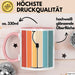 Ski Tasse Geschenk Grafik Skilift Becher Rosa Trendation