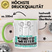 Kung-Fu-Meister Geschenk Tasse Ich Bin Kung-Fu-Meister Aber Sag Doch Einfach Superheld Lustige Geschenkdiee für Kung-Fu-Meister Kaffee-Becher Grün Trendation