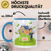 Immobilienmakler Tasse Geschenk Lustige Geschenkidee Spruch Für Haus Verkäufer Blau Trendation