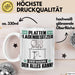 Plattenladenbesitzer Tasse Geschenk für Plattenladenbesitzer Der Mann Der Alles Kann Geschenkidee zum Geburtstag Weiß Trendation