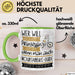 Mountainbike-Guide Tasse Geschenk Spruch Wer Will Schon Prinzessin Sein Wenn Man Auch Mountainbike-Guide Sein Kann Grün Trendation
