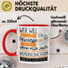 Wildtierbeobachterin Tasse Geschenk Spruch Wer Will Schon Prinzessin Sein Wenn Man Auch Wildtierbeobachterin Sein Kann Rot Trendation